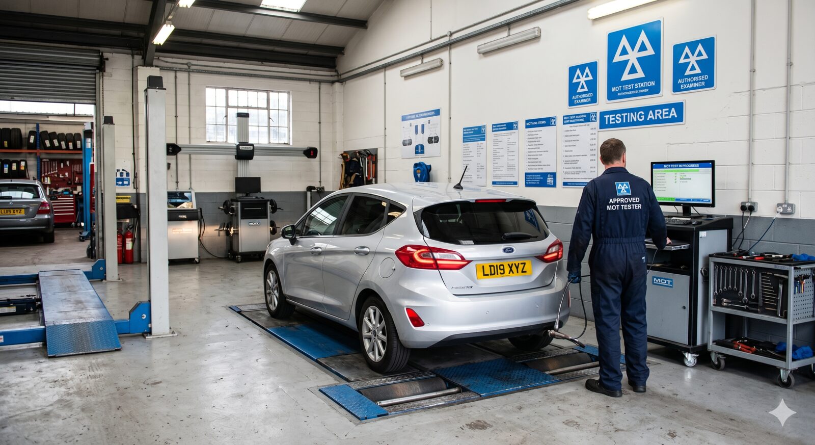 Surrey Autos MOT testing lane — West Molesey, KT8